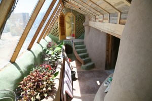 earthship interior